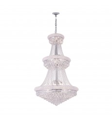  Empire 32 Light Down Chandelier With Chrome Finish (8001P30C) - CWI