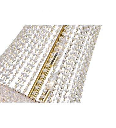 Empire 19 Light Down Chandelier With Gold Finish (8001P32G) - CWI Empire 19 Light Down Chandelier With Gold Finish (8001P32G) - CWI