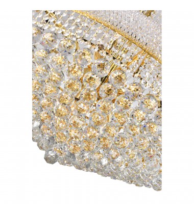 Empire 19 Light Down Chandelier With Gold Finish (8001P32G) - CWI Empire 19 Light Down Chandelier With Gold Finish (8001P32G) - CWI