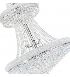  Empire 34 Light Down Chandelier With Chrome Finish (8001P36C) - CWI