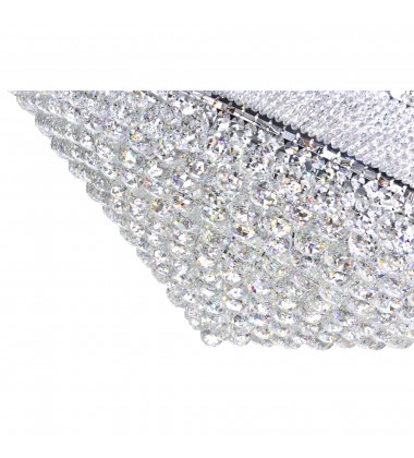  Empire 38 Light Down Chandelier With Chrome Finish (8001P42C) - CWI