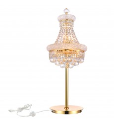  Empire 6 Light Table Lamp With Gold Finish (8001T14G) - CWI