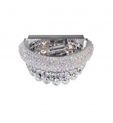  Empire 2 Light Wall Sconce With Chrome Finish (8001W12C-A) - CWI