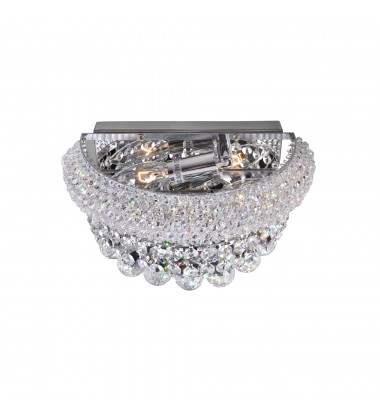 Empire 2 Light Wall Sconce With Chrome Finish (8001W12C-A) - CWI Empire 2 Light Wall Sconce With Chrome Finish (8001W12C-A) - CWI