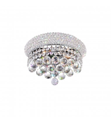 Empire 2 Light Wall Sconce With Chrome Finish (8001W12C-A) - CWI Empire 2 Light Wall Sconce With Chrome Finish (8001W12C-A) - CWI