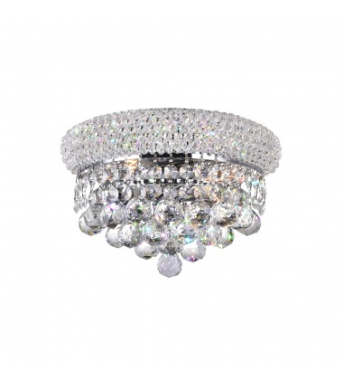 Empire 2 Light Wall Sconce With Chrome Finish (8001W12C-A) - CWI Empire 2 Light Wall Sconce With Chrome Finish (8001W12C-A) - CWI