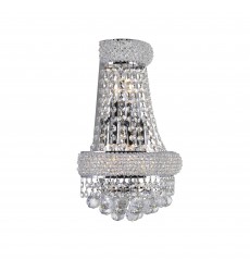  Empire 3 Light Wall Sconce With Chrome Finish (8001W12C-B) - CWI