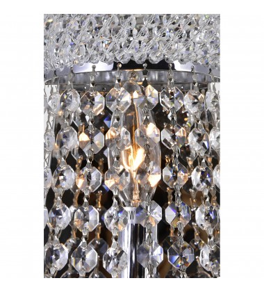 Empire 3 Light Wall Sconce With Chrome Finish (8001W12C-B) - CWI Empire 3 Light Wall Sconce With Chrome Finish (8001W12C-B) - CWI