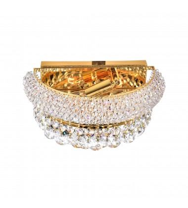  Empire 2 Light Wall Sconce With Gold Finish (8001W12G-A) - CWI