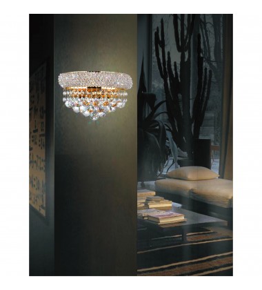  Empire 2 Light Wall Sconce With Gold Finish (8001W12G-A) - CWI