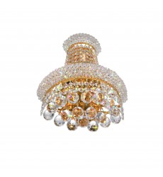  Empire 3 Light Wall Sconce With Gold Finish (8001W12G-B) - CWI