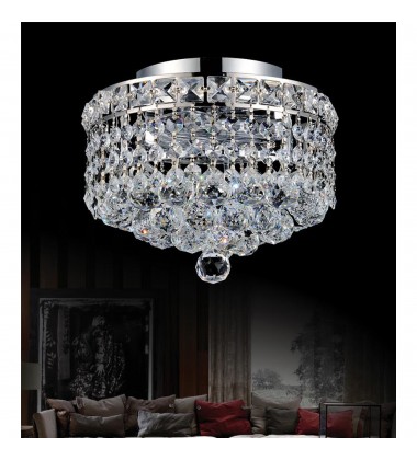  Luminous 2 Light Flush Mount With Chrome Finish (8002C10C) - CWI