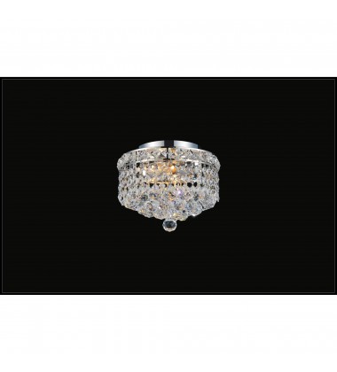  Luminous 2 Light Flush Mount With Chrome Finish (8002C10C) - CWI