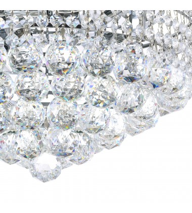  Luminous 5 Light Flush Mount With Chrome Finish (8002C16C) - CWI