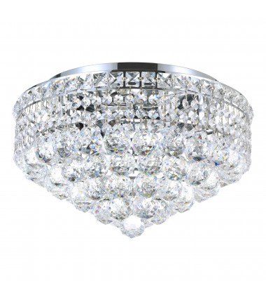  Luminous 5 Light Flush Mount With Chrome Finish (8002C16C) - CWI