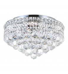  Luminous 5 Light Flush Mount With Chrome Finish (8002C16C) - CWI
