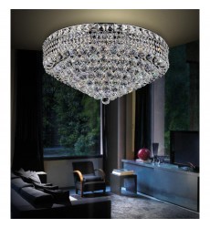  Luminous 12 Light Flush Mount With Chrome Finish (8002C24C) - CWI