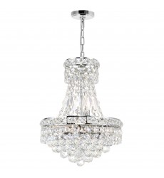  Luminous 4 Light Mini Chandelier With Chrome Finish (8002P12C) - CWI