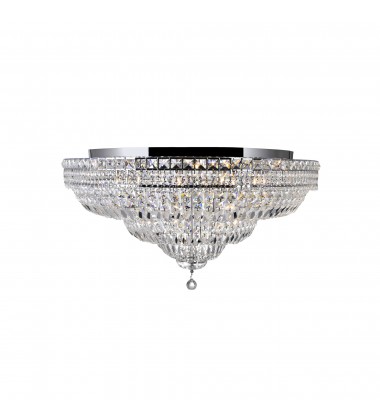  Stefania 21 Light Bowl Flush Mount With Chrome Finish (8003C36C) - CWI