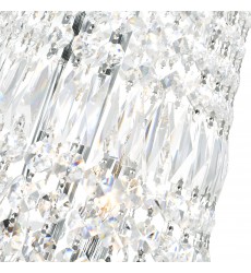  Stefania 17 Light Down Chandelier With Chrome Finish (8003P30C) - CWI