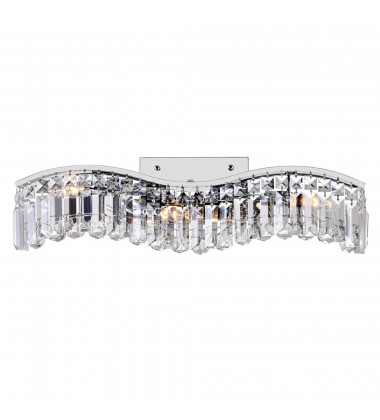  Glamorous 3 Light Vanity Light With Chrome Finish (8004W25C-A (clear)) - CWI