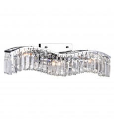  Glamorous 3 Light Vanity Light With Chrome Finish (8004W25C-A (clear)) - CWI