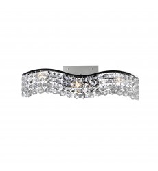  Glamorous 3 Light Vanity Light With Chrome Finish (8004W25C-B (clear)) - CWI