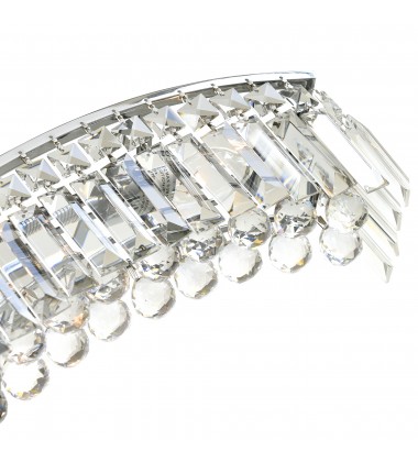 Glamorous 5 Light Vanity Light With Chrome Finish (8004W30C-A (Clear)) - CWI Glamorous 5 Light Vanity Light With Chrome Finish (8004W30C-A (Clear)) - CWI