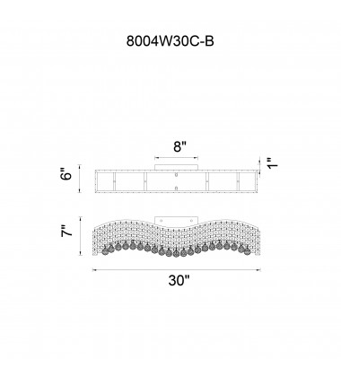 Glamorous 5 Light Vanity Light With Chrome Finish (8004W30C-A (Clear)) - CWI Glamorous 5 Light Vanity Light With Chrome Finish (8004W30C-A (Clear)) - CWI