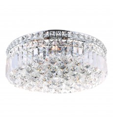  Colosseum 4 Light Flush Mount With Chrome Finish (8005C14C-R) - CWI