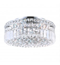  Colosseum 4 Light Flush Mount With Chrome Finish (8005C14C-R) - CWI