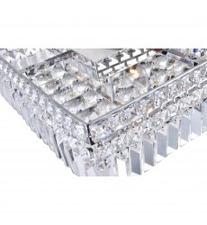  Colosseum 5 Light Flush Mount With Chrome Finish (8005C14C-S) - CWI