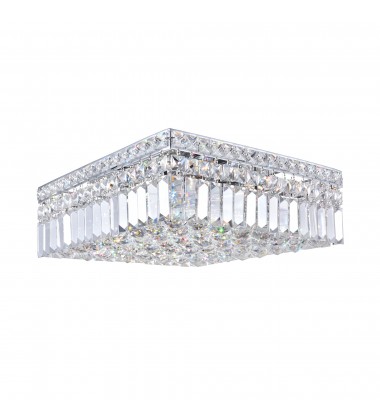  Colosseum 5 Light Flush Mount With Chrome Finish (8005C14C-S) - CWI