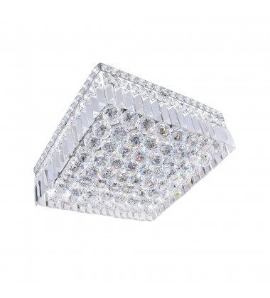  Colosseum 5 Light Flush Mount With Chrome Finish (8005C14C-S) - CWI