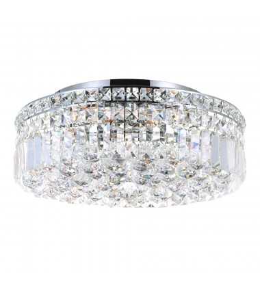  Colosseum 5 Light Flush Mount With Chrome Finish (8005C16C-R) - CWI