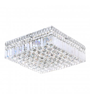  Colosseum 5 Light Flush Mount With Chrome Finish (8005C16C-S) - CWI