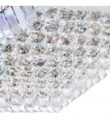  Colosseum 5 Light Flush Mount With Chrome Finish (8005C16C-S) - CWI