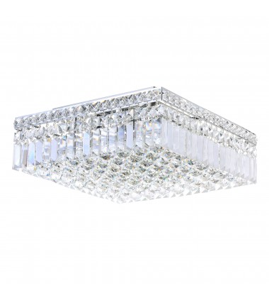  Colosseum 5 Light Flush Mount With Chrome Finish (8005C16C-S) - CWI