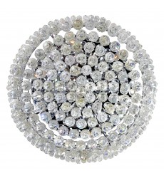  Colosseum 10 Light Flush Mount With Chrome Finish (8006C24C-R) - CWI