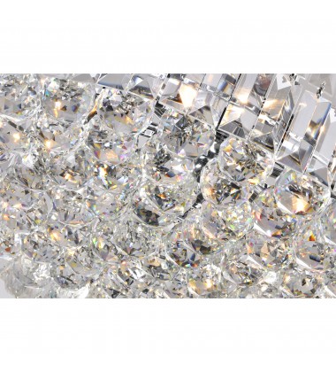  Colosseum 8 Light Down Chandelier With Chrome Finish (8006P20C-R) - CWI