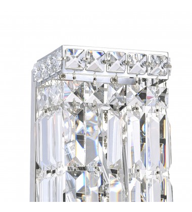  Colosseum 2 Light Bathroom Sconce With Chrome Finish (8007W5C) - CWI