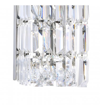  Colosseum 2 Light Bathroom Sconce With Chrome Finish (8007W5C) - CWI