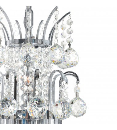  Princess 8 Light Down Chandelier With Chrome Finish (8012P20C) - CWI
