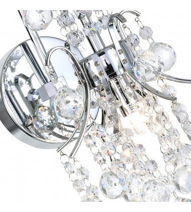  Princess 1 Light Wall Sconce With Chrome Finish (8012W8C) - CWI