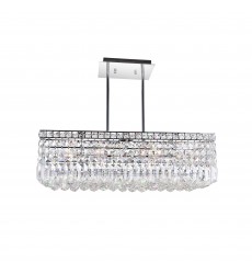  Colosseum 8 Light Down Chandelier With Chrome Finish (8030P26C-RC) - CWI