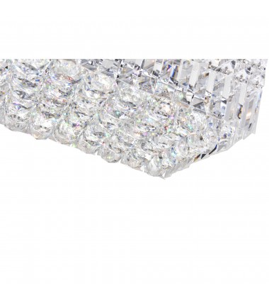  Colosseum 8 Light Down Chandelier With Chrome Finish (8030P26C-RC) - CWI