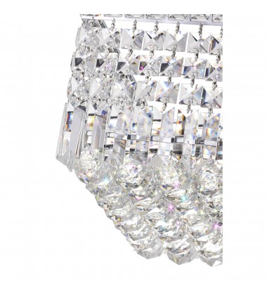  Colosseum 10 Light Down Chandelier With Chrome Finish (8030P30C-RC) - CWI