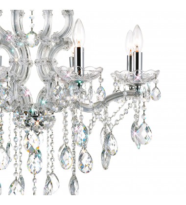 Colossal 8 Light Up Chandelier With Chrome Finish (8312P28C-8 (Clear)) - CWI Colossal 8 Light Up Chandelier With Chrome Finish (8312P28C-8 (Clear)) - CWI