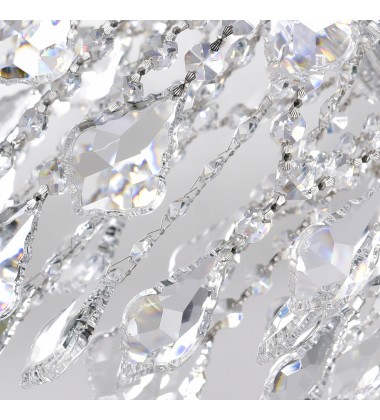 Maria Theresa 25 Light Up Chandelier With Chrome Finish (8318P36C-25 (Clear)) - CWI Maria Theresa 25 Light Up Chandelier With Chrome Finish (8318P36C-25 (Clear)) - CWI