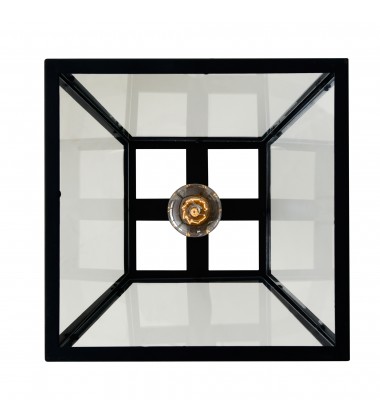 Alyson 1 Light Down Mini Pendant With Black Finish (9601P12-1-101) - CWI